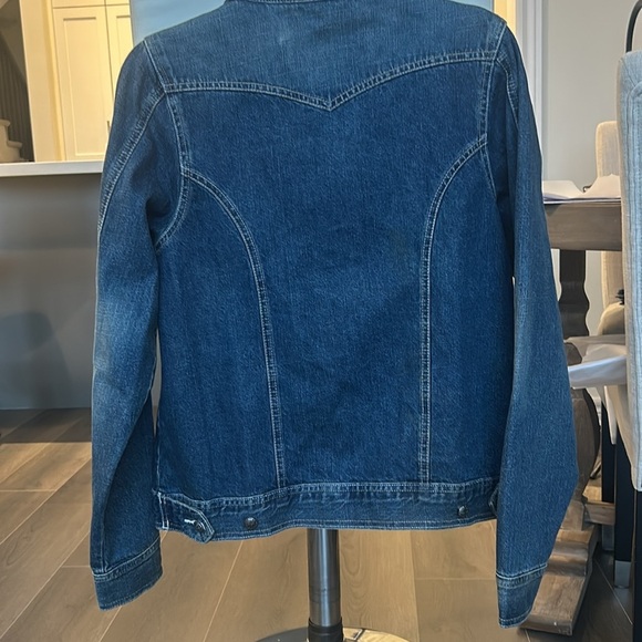 Wrangler Western Denim Embroidered Pockets Jean Denim Jacket Women Size M - Picture 10 of 17